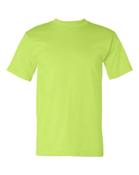 Bayside USA-Made Heavyweight T-Shirt - Lime Green - Bayside 5100 Bayside Lime Green S