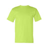 Bayside Unisex USA-Made Heavyweight T-Shirt - Lime Green - Bayside 5100 Bayside Lime Green S