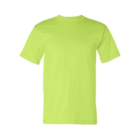Bayside Unisex USA-Made Heavyweight T-Shirt - Lime Green - Bayside 5100 Bayside