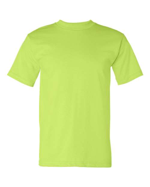 Bayside USA-Made Heavyweight T-Shirt - Lime Green - Bayside 5100 Bayside