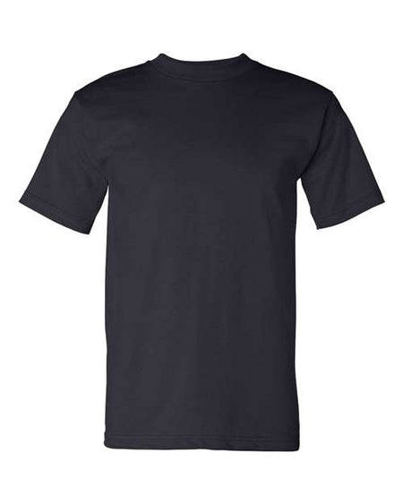 Bayside USA-Made Heavyweight T-Shirt - Navy - Bayside 5100 Bayside Navy S