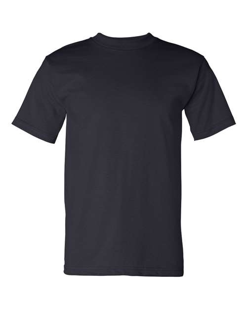 Bayside USA-Made Heavyweight T-Shirt - Navy - Bayside 5100 Bayside