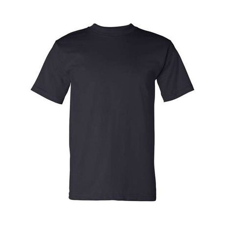 Bayside Unisex USA-Made Heavyweight T-Shirt - Navy - Bayside 5100 Bayside