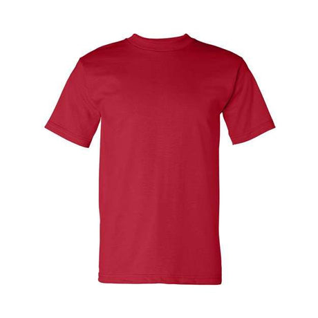 Bayside Unisex USA-Made Heavyweight T-Shirt - Red - Bayside 5100 Bayside