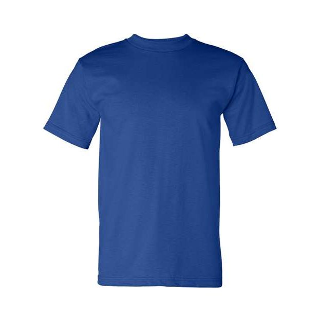 Bayside USA-Made Heavyweight T-Shirt - Royal Blue - Bayside 5100 Bayside