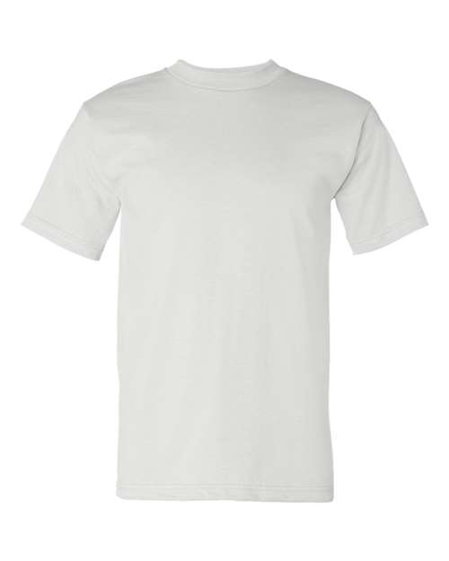 Bayside USA-Made Heavyweight T-Shirt - White - Bayside 5100 Bayside White S