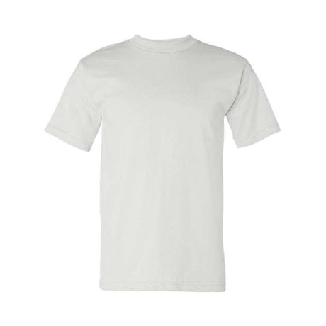 Bayside Unisex USA-Made Heavyweight T-Shirt - White - Bayside 5100 Bayside