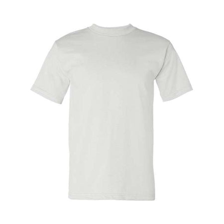 Bayside USA-Made Heavyweight T-Shirt - White - Bayside 5100 Bayside