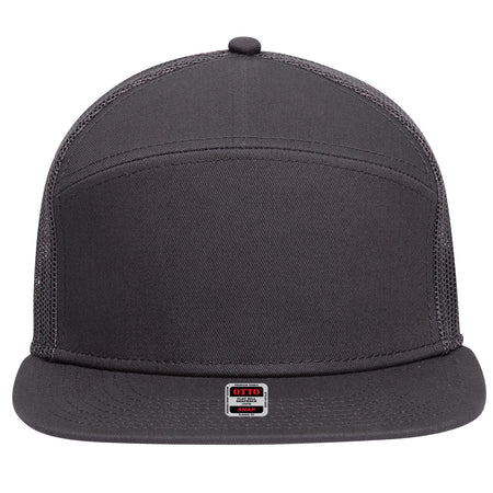 OTTO CAP "OTTO SNAP" 7 Panel Mesh Back Trucker Snapback Hat OTTO 172-1298 Otto Cap