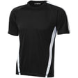 Mens Colorblock Competitor Tee DRI-EQUIP X-Small Black/White