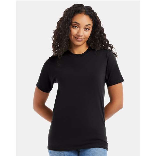 Hanes Beefy-T® T-Shirt - Black - Hanes 5180 Hanes Black S