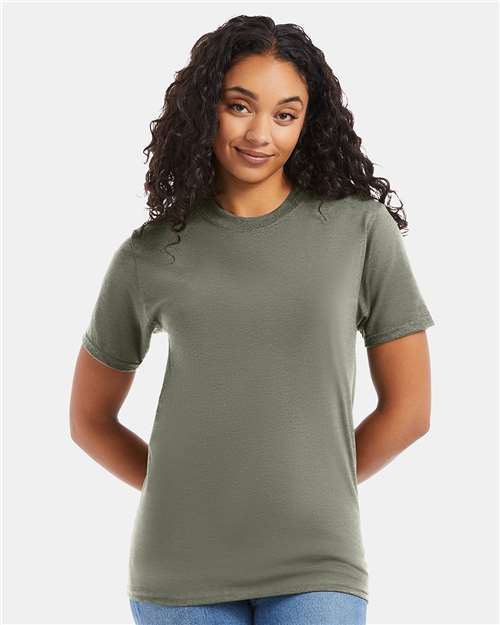 Hanes Beefy-T® T-Shirt - Fatigue Green - Hanes 5180 Hanes