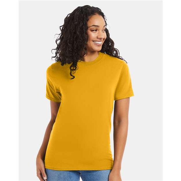 Hanes Beefy-T® T-Shirt - Gold - Hanes 5180 Hanes Gold S