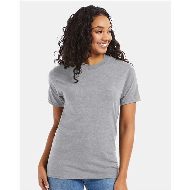 Hanes Beefy-T® T-Shirt - Light Steel - Hanes 5180 Hanes Light Steel S