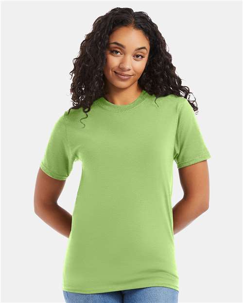 Hanes Beefy-T® T-Shirt - Lime - Hanes 5180 Hanes Lime S