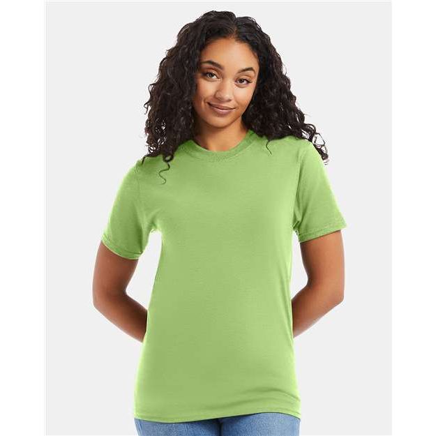 Hanes Beefy-T® T-Shirt - Lime - Hanes 5180 Hanes Lime S