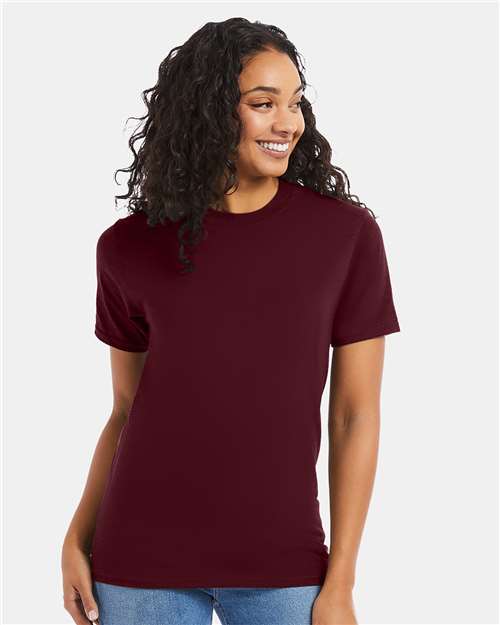 Hanes Beefy-T® T-Shirt - Maroon - Hanes 5180 Hanes Maroon S