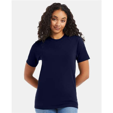 Hanes Beefy-T® T-Shirt - Navy - Hanes 5180 Hanes Navy S