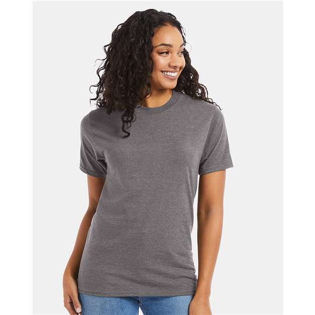 Hanes Beefy-T® T-Shirt - Oxford Grey - Hanes 5180 Hanes Oxford Grey S