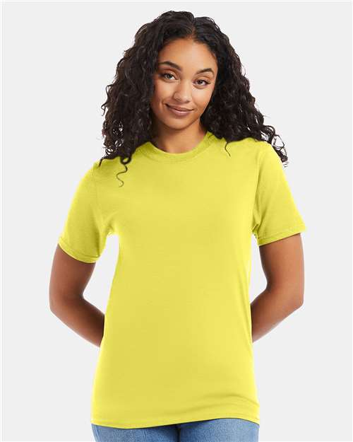 Hanes Beefy-T® T-Shirt - Yellow - Hanes 5180 Hanes Yellow S