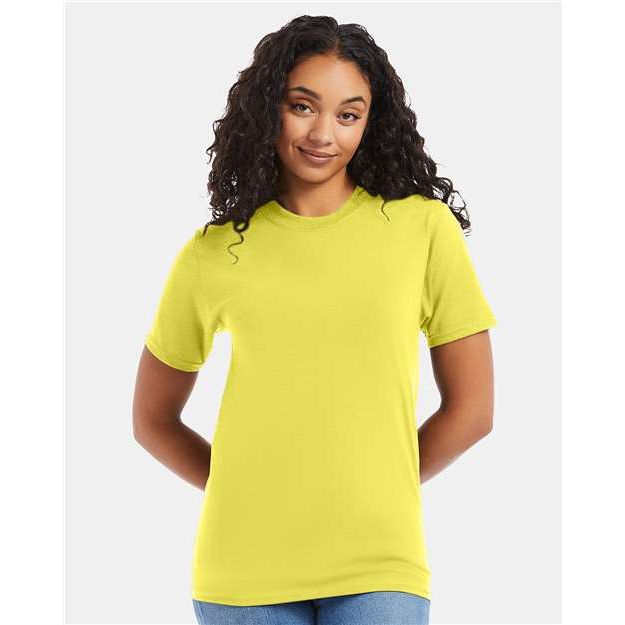 Hanes Beefy-T® T-Shirt - Yellow - Hanes 5180 Hanes Yellow S