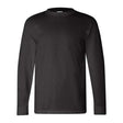 Bayside Unisex USA-Made Long Sleeve T-Shirt - Black - Bayside 6100 Bayside Black S