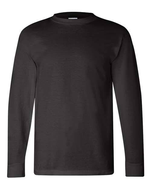 Bayside USA-Made Long Sleeve T-Shirt - Black - Bayside 6100 Bayside Black S