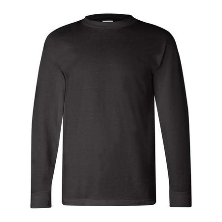 Bayside USA-Made Long Sleeve T-Shirt - Black - Bayside 6100 Bayside