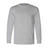 Bayside Unisex USA-Made Long Sleeve T-Shirt - Dark Ash - Bayside 6100 Bayside Dark Ash S