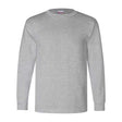 Bayside Unisex USA-Made Long Sleeve T-Shirt - Dark Ash - Bayside 6100 Bayside Dark Ash S