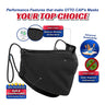 OTTO CAP® Contoured Binding Edge Face Mask w/ Adjustable Straps & Nose Strip OTTO 174-1309