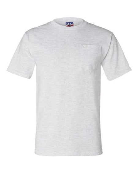 Bayside Union-Made Pocket T-Shirt - Bayside 3015 Bayside Ash 3XL