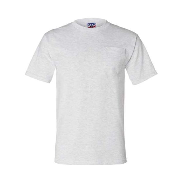 Bayside Unisex Union-Made Pocket T-Shirt - Bayside 3015
