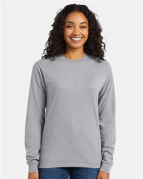 Hanes Essential-T Long Sleeve T-Shirt - Hanes 5286