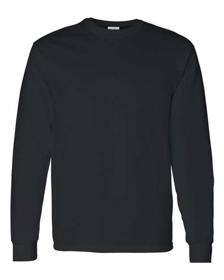 Gildan Heavy Cotton™ Long Sleeve T-Shirt - Black - Gildan 5400 Gildan Black S