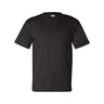 Bayside Unisex USA-Made Pocket T-Shirt - Black - Bayside 7100 Bayside Black S