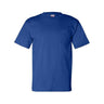 Bayside Unisex USA-Made Pocket T-Shirt - Royal Blue - Bayside 7100 Bayside Royal Blue S