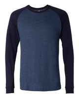 Bella + Canvas 3000 Men's Long Sleeve Jersey Baseball Tee