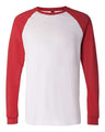 BELLA + CANVAS Men's Long Sleeve Jersey Baseball Tee - BELLA + CANVAS 3000