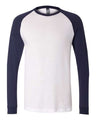 Bella + Canvas 3000 Men's Long Sleeve Jersey Baseball Tee