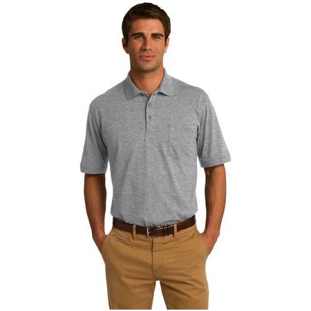 Joe's USA Mens 5.5-Ounce Jersey Knit Pocket Polo. Adult Sizes: S-6XL