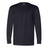 Bayside Unisex Union-Made Long Sleeve Pocket T-Shirt - Bayside 3055 Bayside Navy S