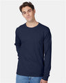 Hanes Men's Authentic Long Sleeve Pocket T-Shirt - Hanes 5596