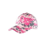 Joe's USA Digital Ripstop Camouflage Cap Joe's USA Pink Camo