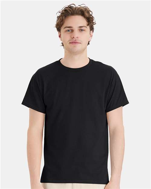 Hanes Ecosmart™ T-Shirt - Black - Hanes 5170 Hanes