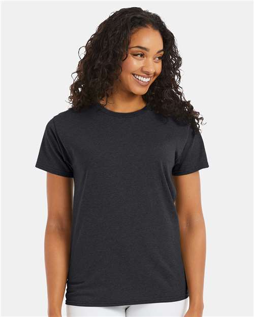 Hanes Ecosmart™ T-Shirt - Charcoal Heather - Hanes 5170 Hanes Charcoal Heather S