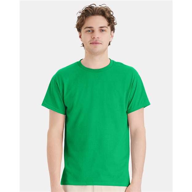 Hanes Ecosmart™ T-Shirt - Kelly Green - Hanes 5170 Hanes Kelly Green S