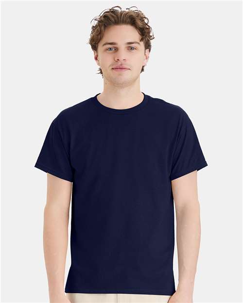 Hanes Ecosmart™ T-Shirt - Navy - Hanes 5170