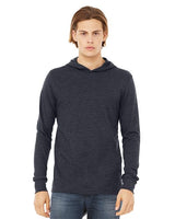 Bella + Canvas 3512 Unisex Jersey Hooded Long Sleeve Tee