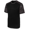 Men's CamoHex Colorblock Tee DRI-EQUIP X-Small Black/Iron Grey
